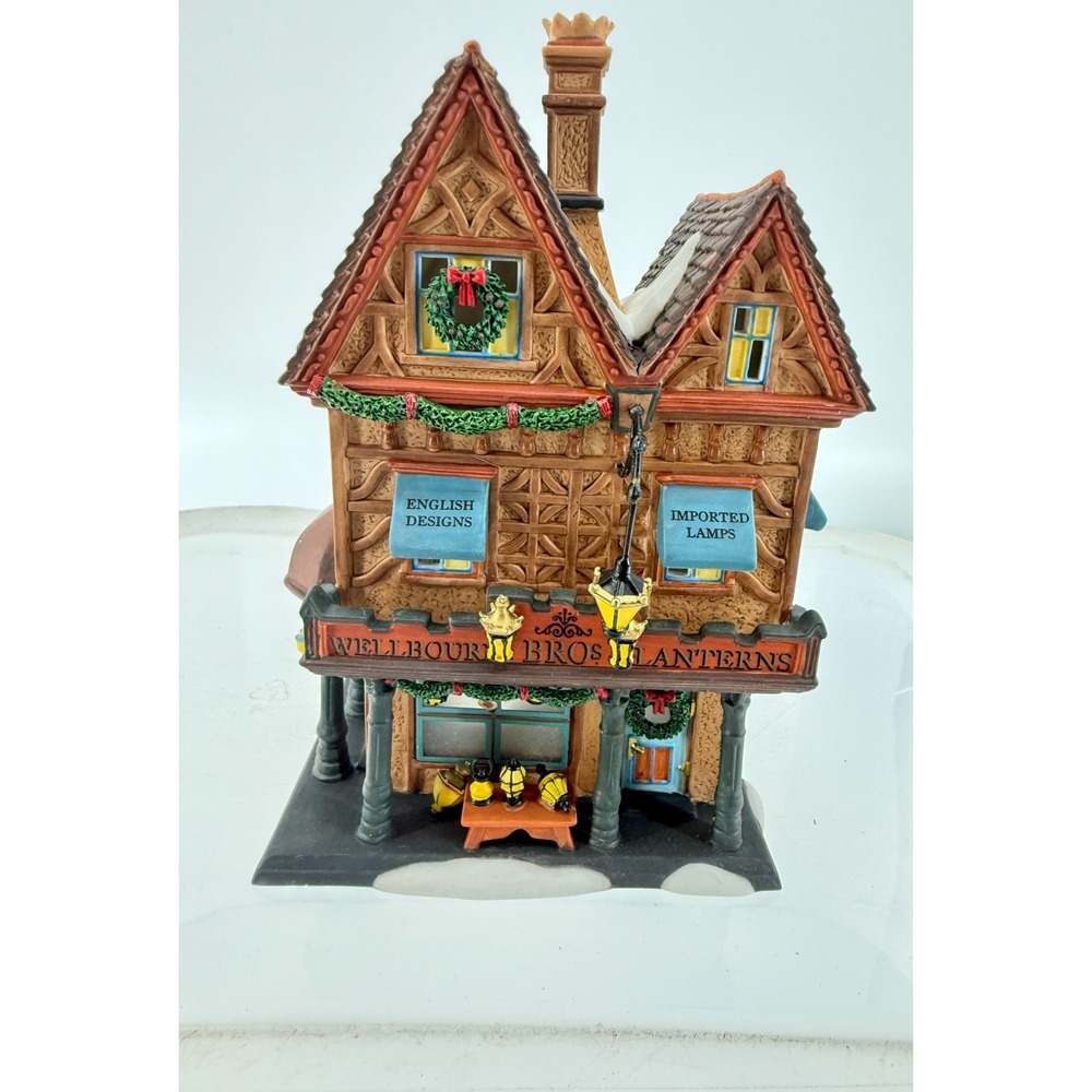 Department 56 Dickens Village Wellbourn Bros Lanterns Lighted Village House 7999